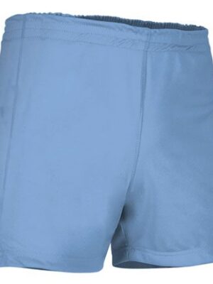 Pantalon Corto College Azul Celeste