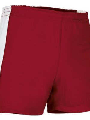 Pantalon Corto Milan Rojo Loto/ Blanco