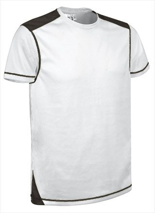 Camiseta Tecnica Brickplus Blanco/Negro