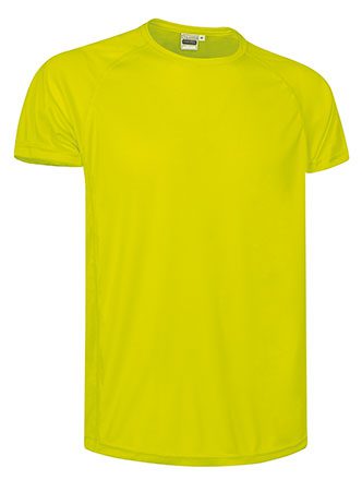 Camiseta Tecnica Challenge Amarillo Fluor