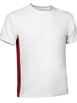 Camiseta Tecnica Leopard Blanco/Rojo Loto