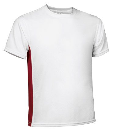 Camiseta Tecnica Leopard Blanco/Rojo Loto