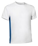 Camiseta Tecnica Leopard Blanco/Azul Royal