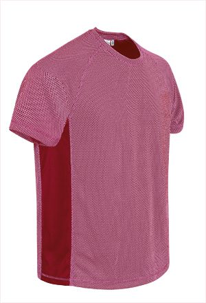 Camiseta Tecnica Marathoner Rosa Fluor/Rojo Loto