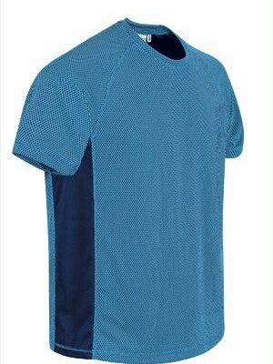 Camiseta Tecnica Marathoner Azul Tropical/Azul Marino Oceano