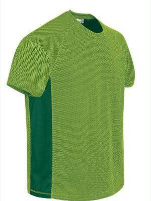 Camiseta Tecnica Marathoner Verde Fluor/Verde Kelly