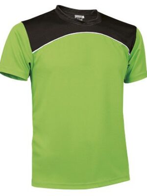 Camiseta Tecnica Maurice Verde Manzana/Blanco/Negro