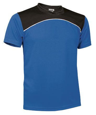 Camiseta Tecnica Maurice Azul Royal/Blanco/Negro