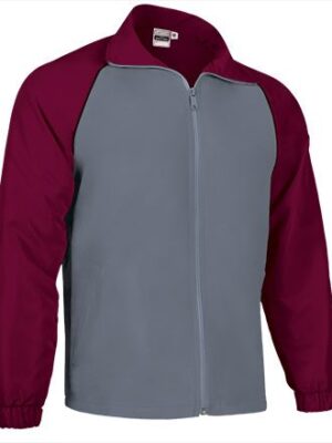 Chaqueta Deportiva Match Point G. Caoba/ Gris Cemento/ Negro