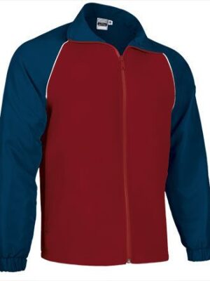 Chaqueta Deportiva Match Point A. M. Orion/ Rojo Loto/ Blanco