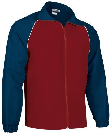 Chaqueta Deportiva Match Point A. M. Orion/ Rojo Loto/ Blanco