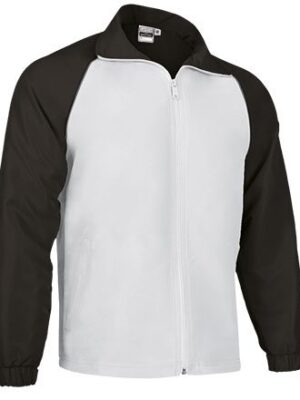 Chaqueta Deportiva Match Point Negro/ Blanco/ Gris Cemento