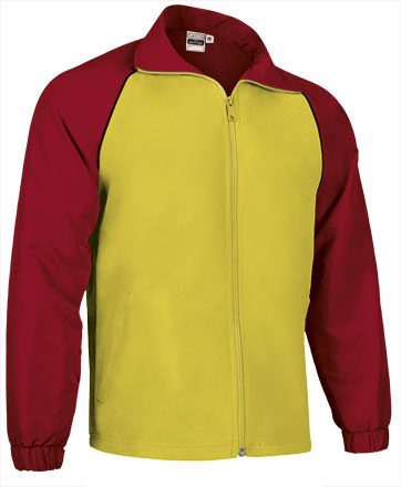 Chaqueta Deportiva Match Point Rojo Loto/ A. Limon/ Negro