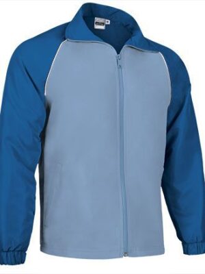 Chaqueta Deportiva Match Point A. Royal/ Rojo Loto/ Blanco