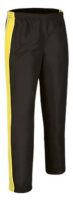 Pantalon Deportivo Tournament Negro/ A. Limon/ Blanco