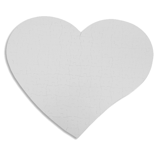 Puzzle corazón de carton 208piezas